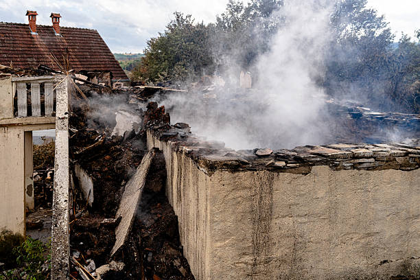 Professional Fire Damage Restoration technician working in Springfield, FL